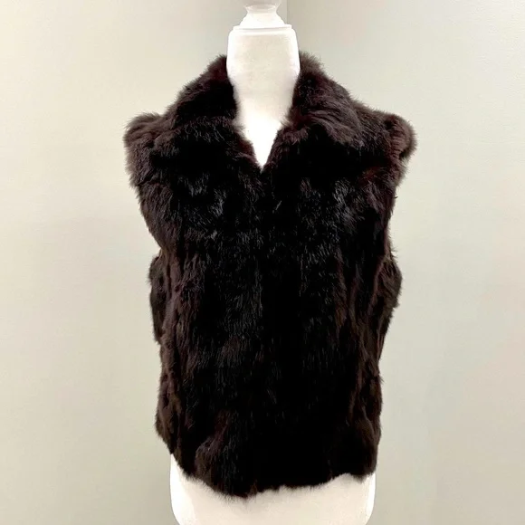 Real Fur Rabbit Vest - Picture 1 of 6